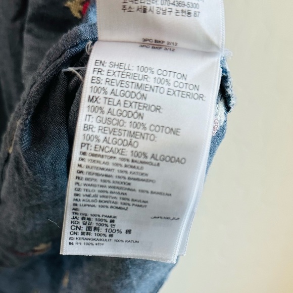 Roxy Girl Chambray Dress Size 14 - Picture 6 of 11